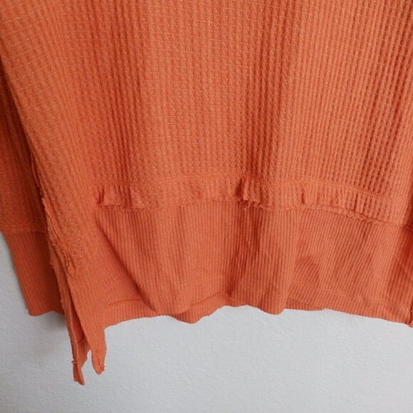 Free People We The Free North Shore Thermal Tunic Long Sleeve size S & M - Picture 3 of 11